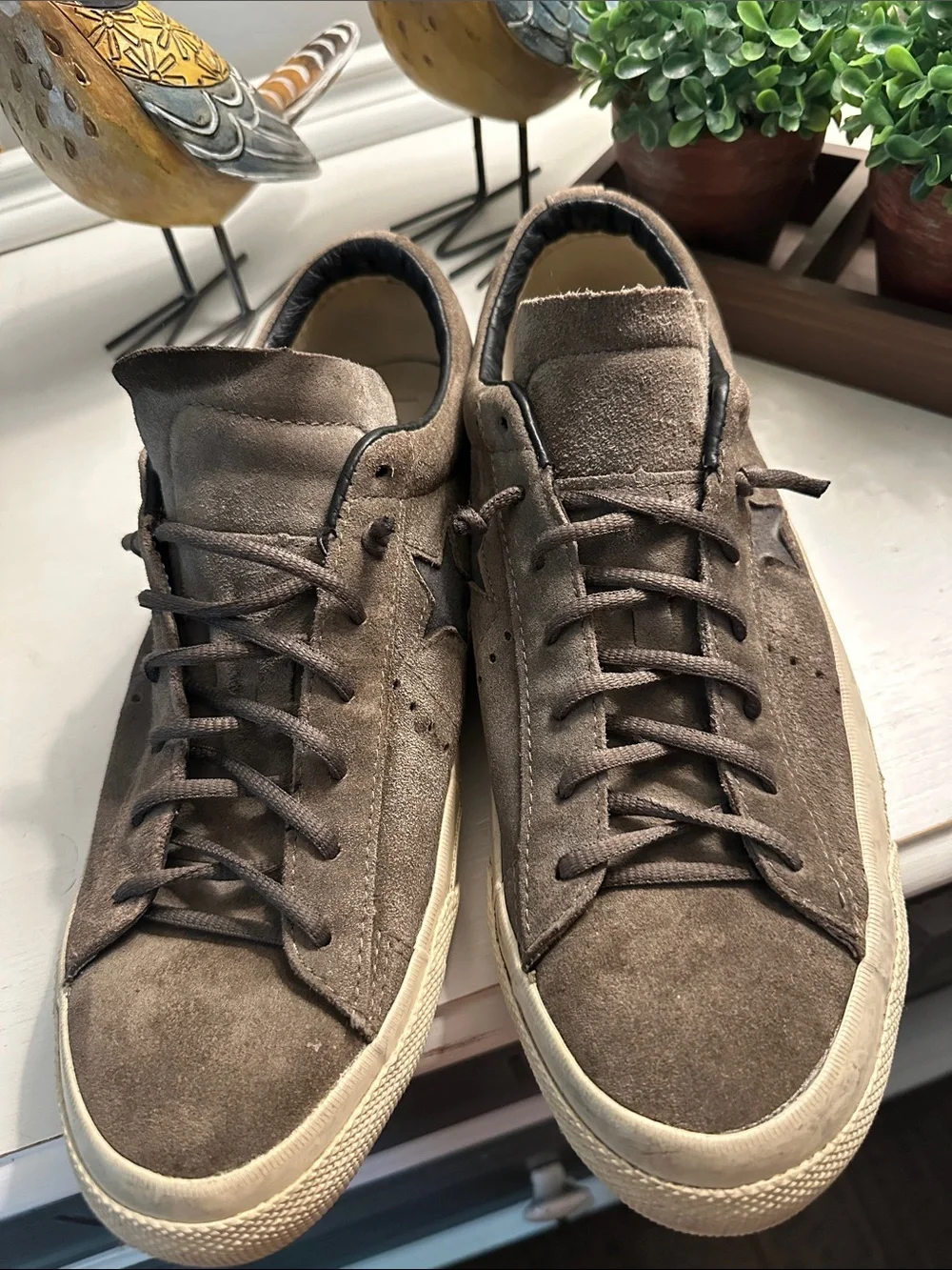 John Varvatos Converse X Suede Sneakers Sz 12 Men.